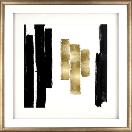 Lorell Blocks I Framed Abstract Artwork (04476)