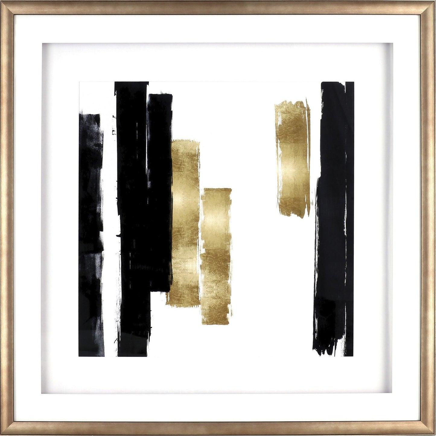 Lorell Blocks II Framed Abstract Artwork (04477)