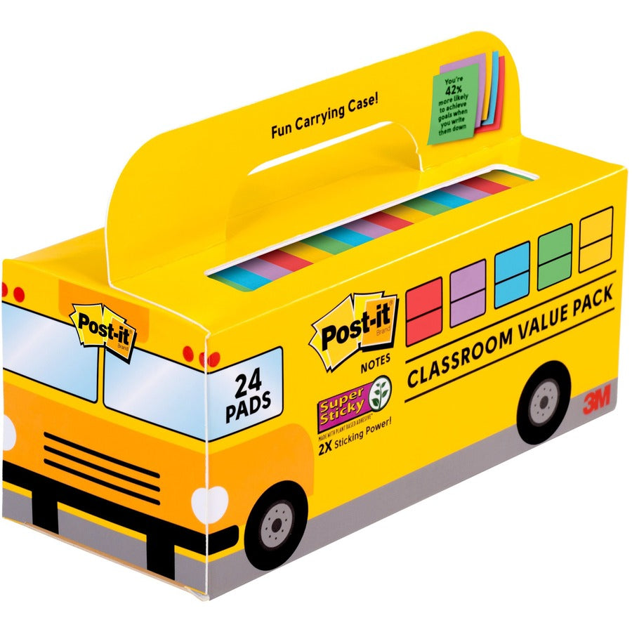  Super Sticky Notes Bus Cabinet Pack (65424SSBUS)