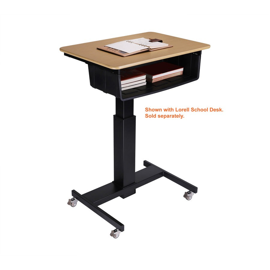 Lorell Sit-to-Stand School Desk w/Large Book Box (00077)