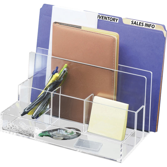 Kantek Acrylic File Sorter Desk Organizer (AD245)