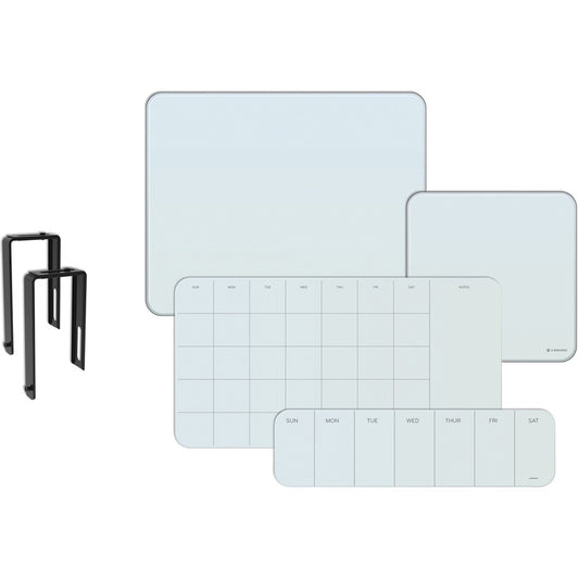 U Brands Square Magnetic Glass Dry Erase Board (2343U0001)