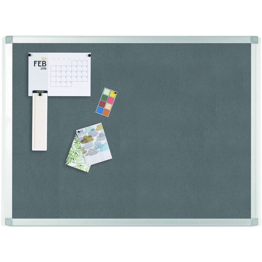 Bi-silque Ayda Fabric 36"W Bulletin Board (FA05429214)