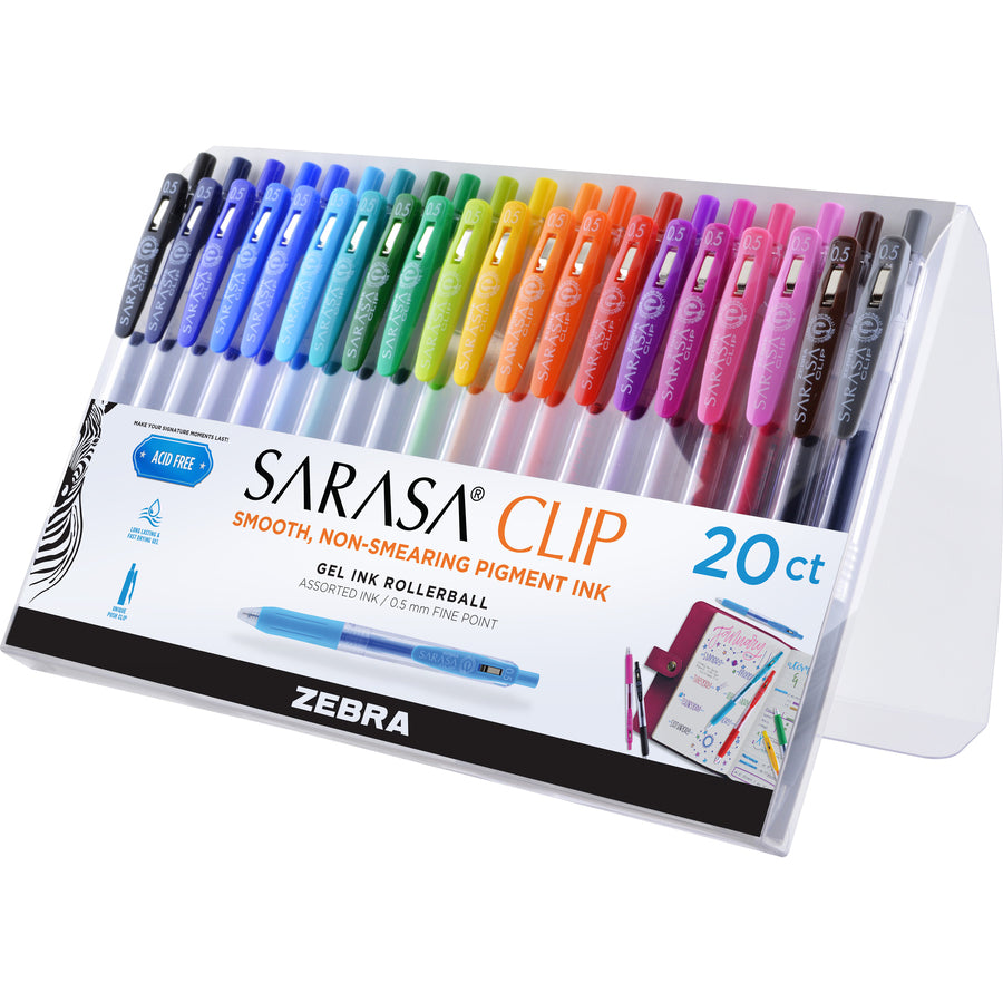 Zebra Pen SARASA Clip Retractable Gel Pen (47220)