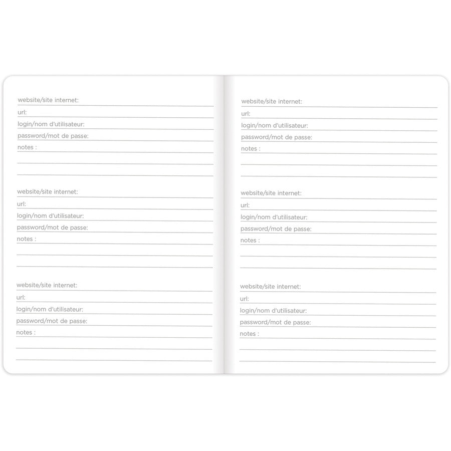 Rediform Password Notebook (A00781)