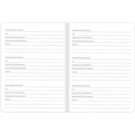 Rediform Password Notebook (A00781)