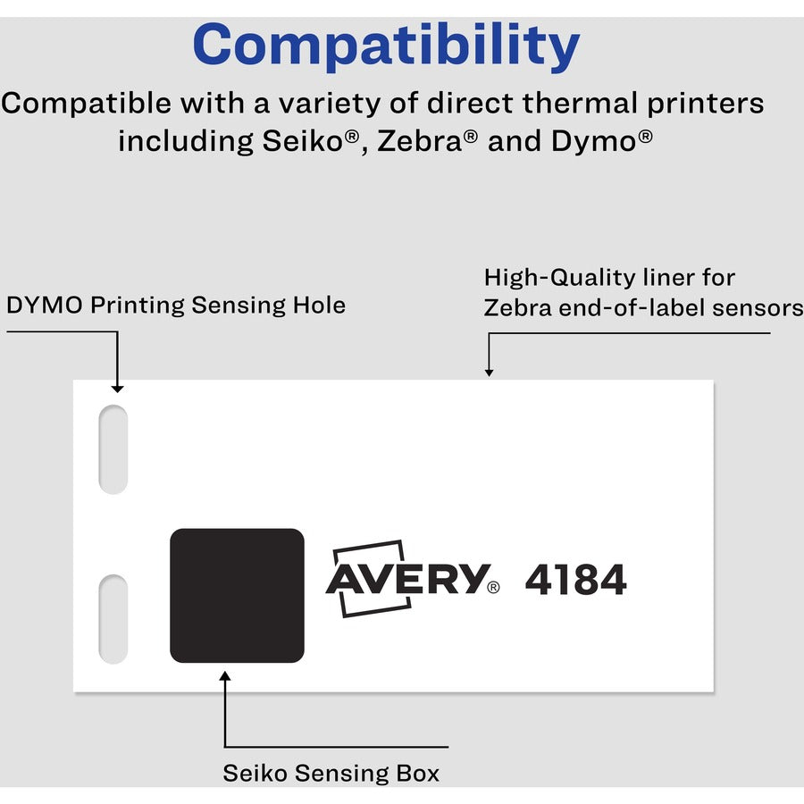  Direct Thermal Roll Labels (04184)