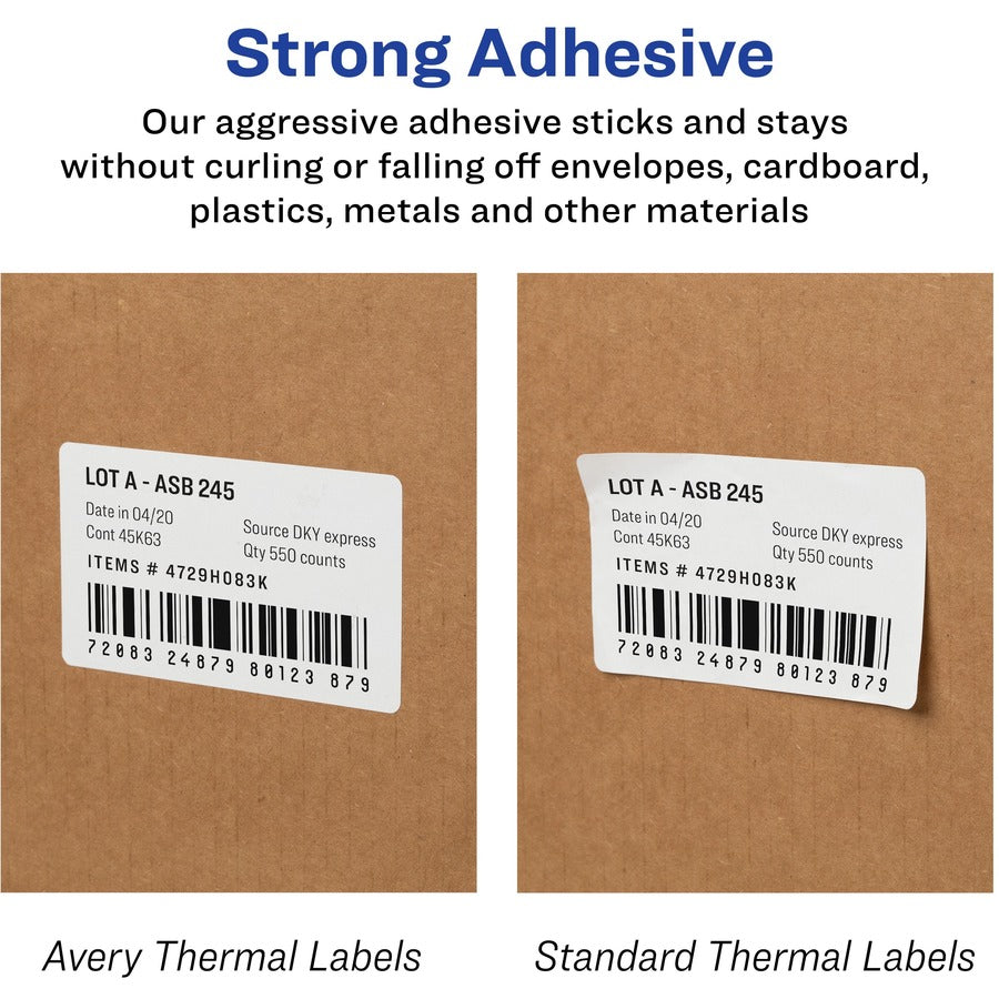  Direct Thermal Roll Labels (04184)