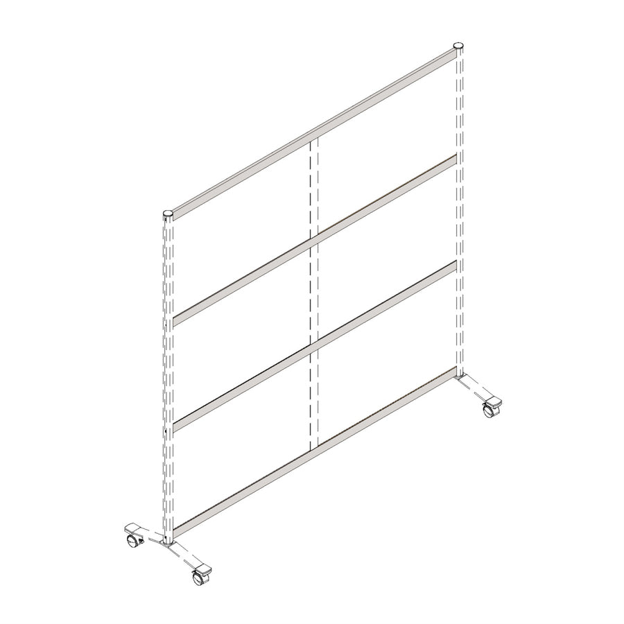 Lorell Double-wide Horizontal Panel Strip for Adaptable Panel System (90274)