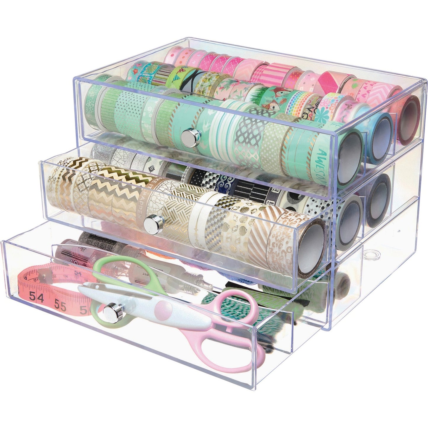 Deflecto 3-Drawer Storage Organizer (350901CR)