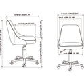 Lorell Resimercial Low-back Task Chair with Arms (68571)