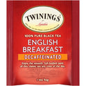 TWININGS Tea Bags, English Breakfast Decaf, 1.76 oz, 25/Box (09182)