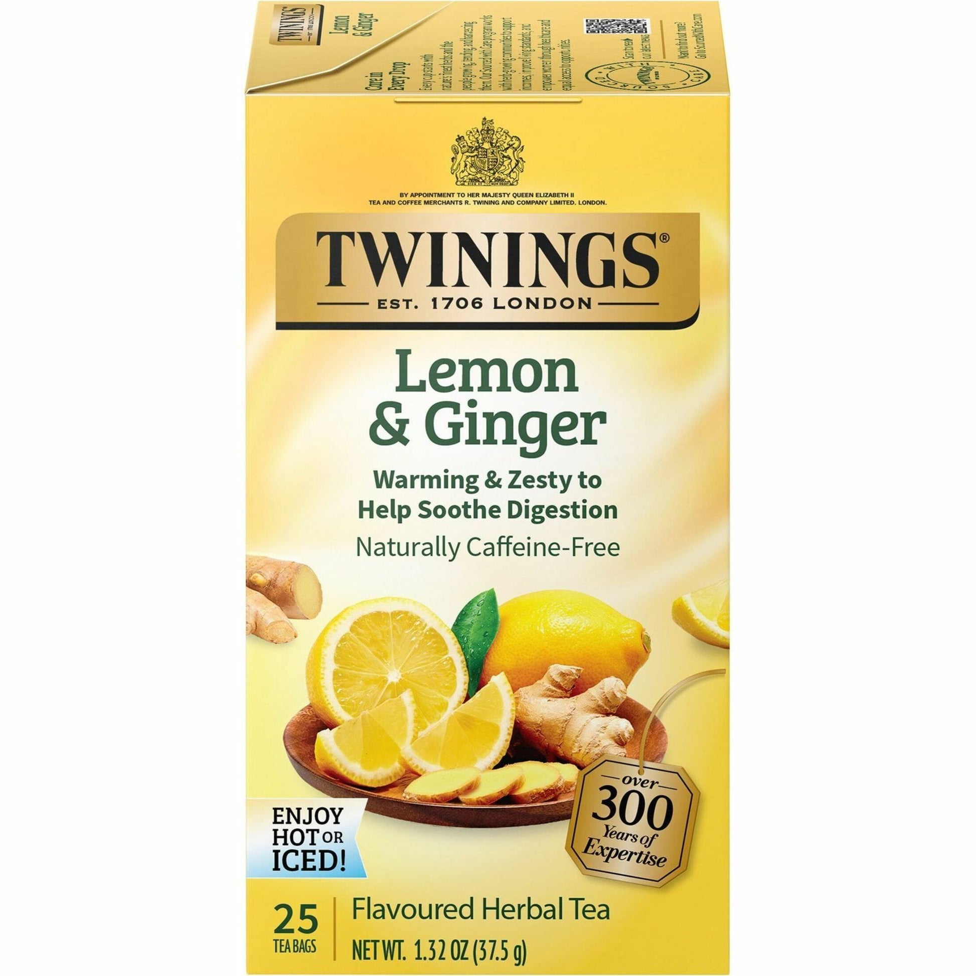 Twinings of London Lemon & Ginger Herbal Tea Bag (09180)