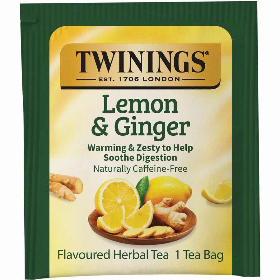 Twinings of London Lemon & Ginger Herbal Tea Bag (09180)