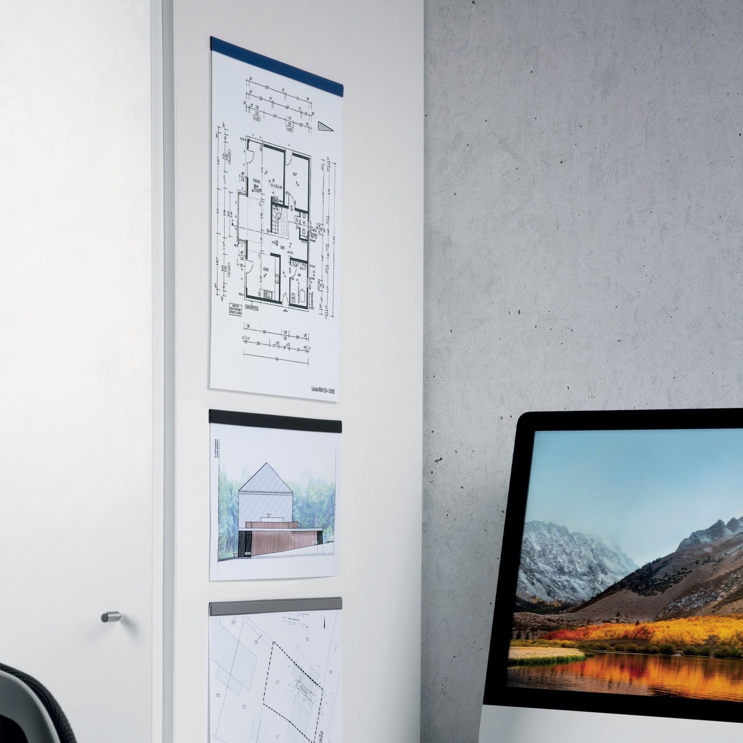 DURABLE Magnetic Strip Hanging Rail (470601)