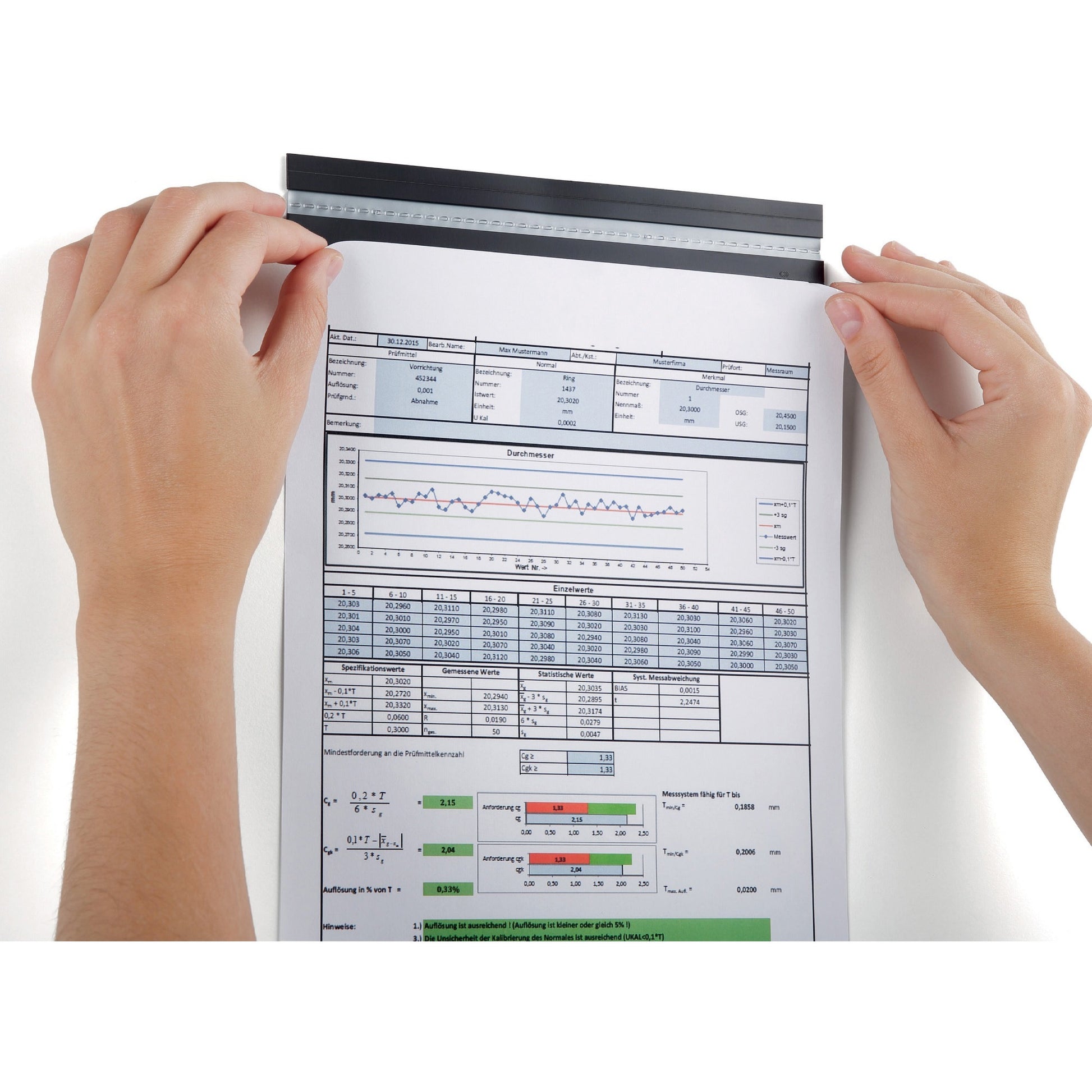 DURABLE Magnetic Strip Hanging Rail (470623)