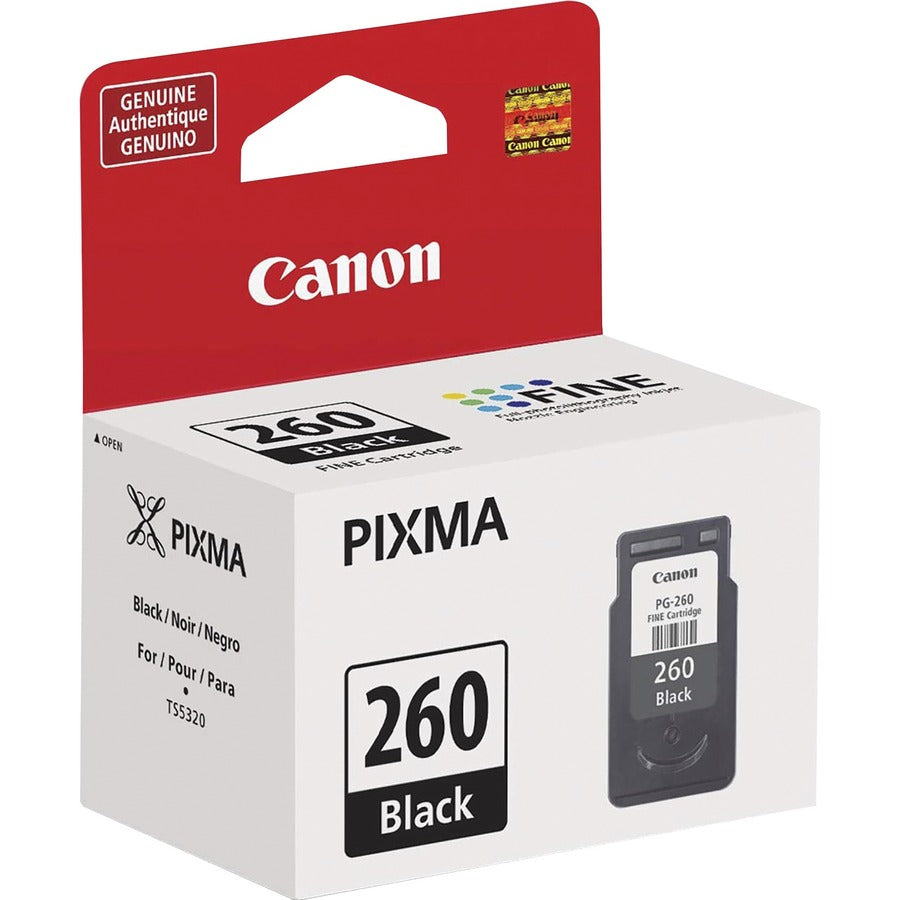 Canon PG-260 Original Inkjet Ink Cartridge - Black - 1 Each