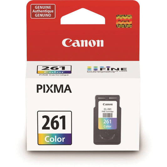 Canon CL-261 Original Laser Ink Cartridge - Color - 1 Each