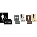 Lorell Unisex Restroom Sign (02654)