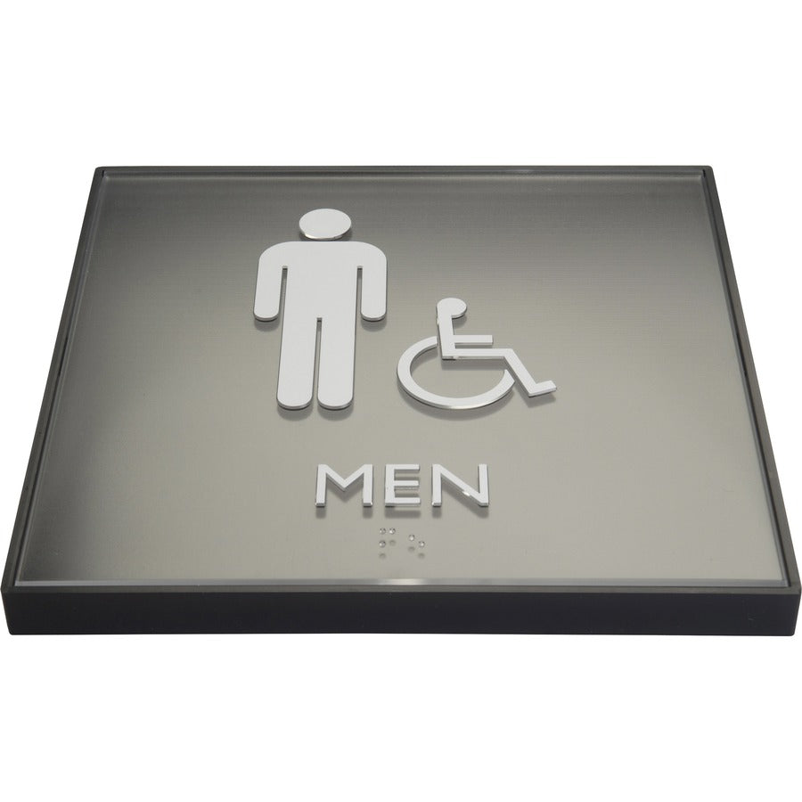 Lorell Men's Handicap Restroom Sign (02659)