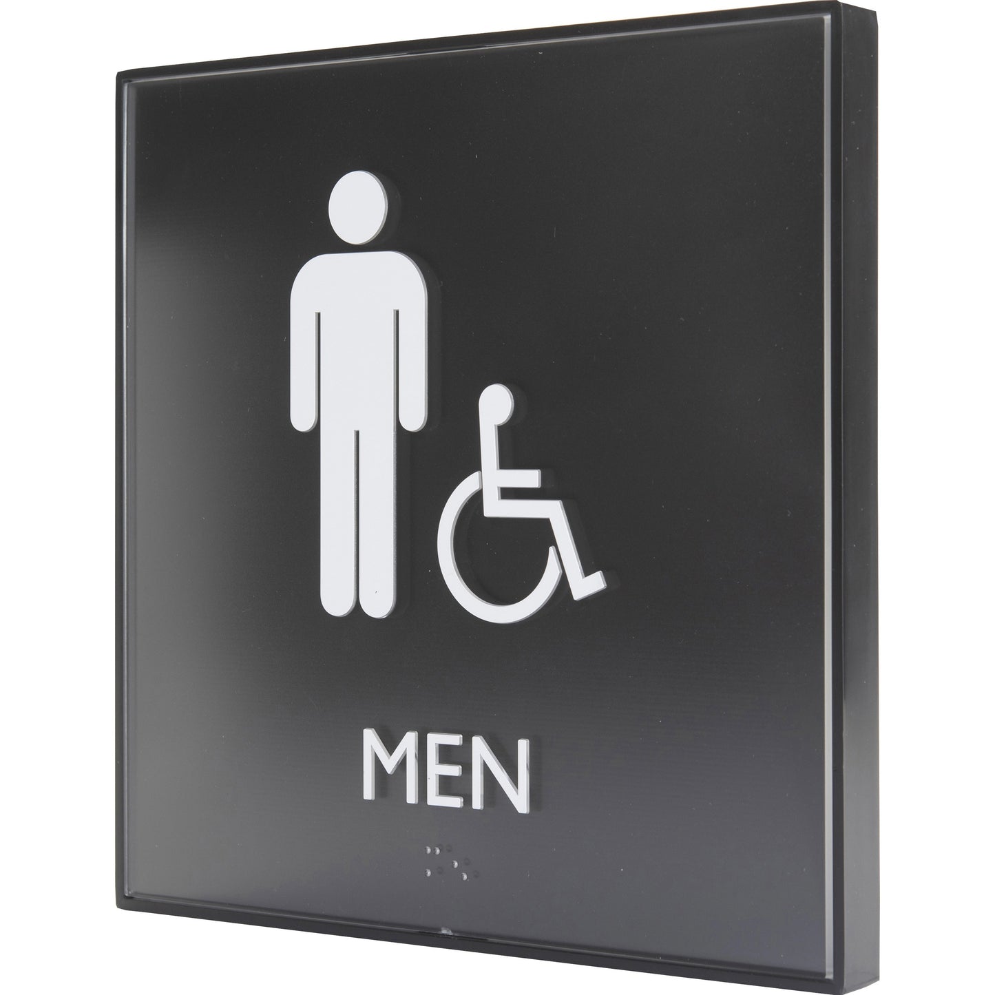 Lorell Men's Handicap Restroom Sign (02659)