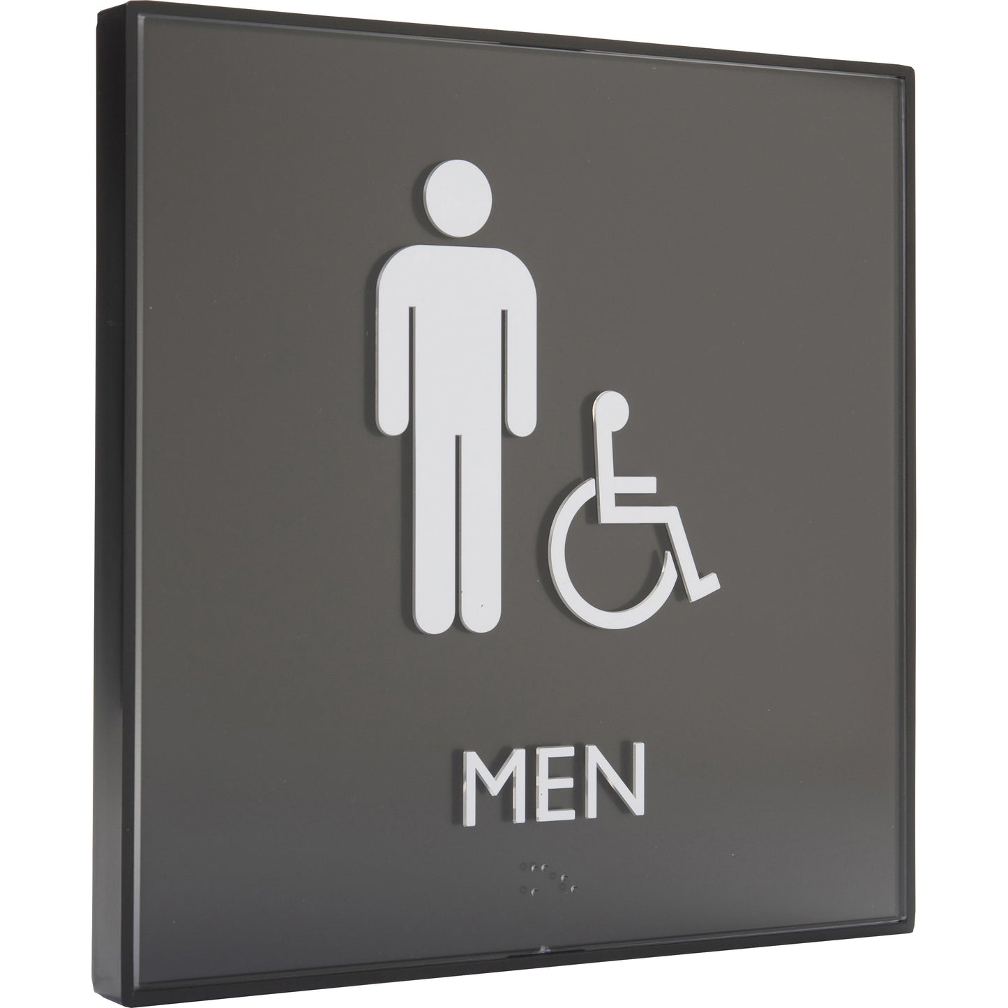 Lorell Men's Handicap Restroom Sign (02659)