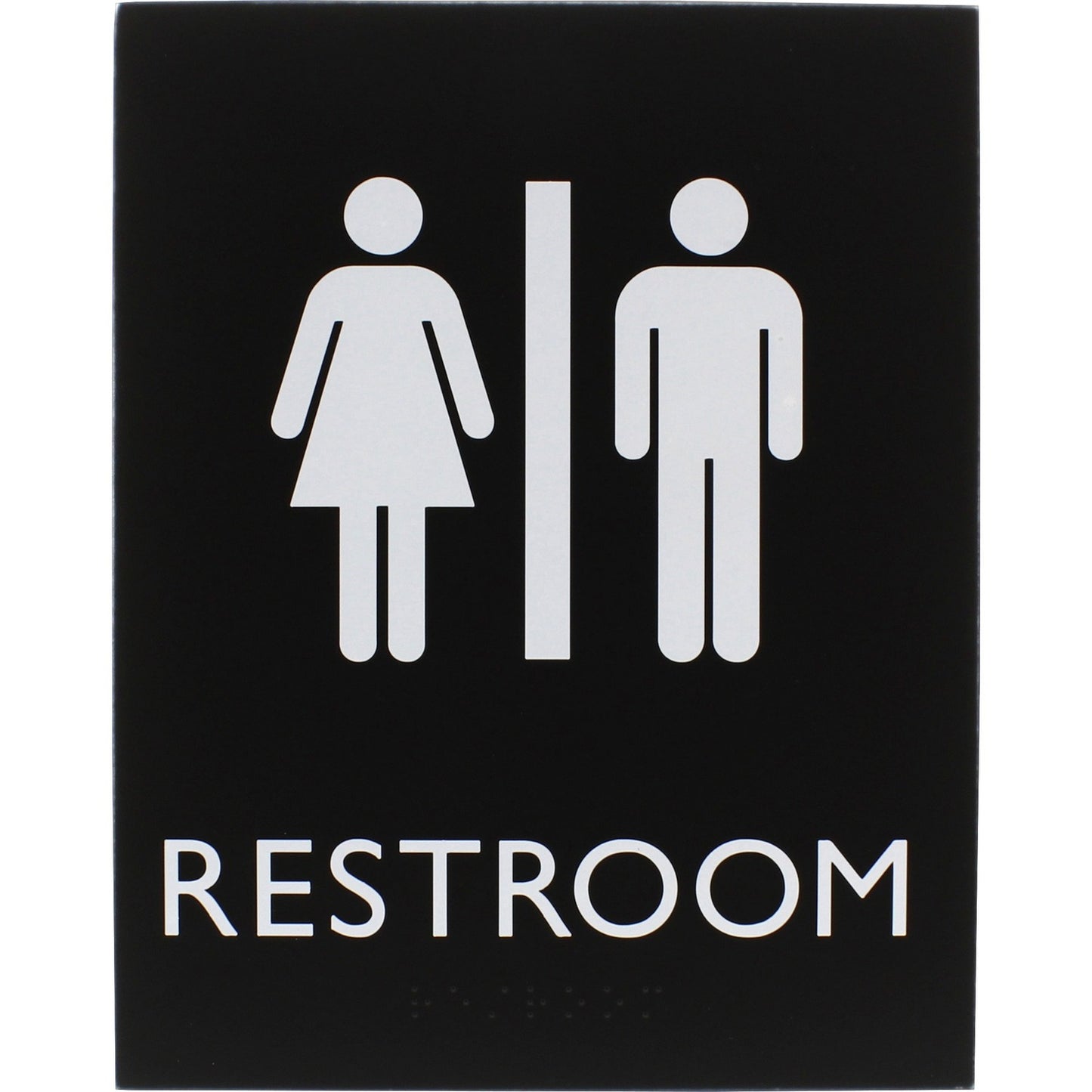 Lorell Unisex Restroom Sign (02663)