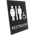 Lorell Unisex Handicap Restroom Sign (02664)