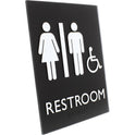 Lorell Unisex Handicap Restroom Sign (02664)