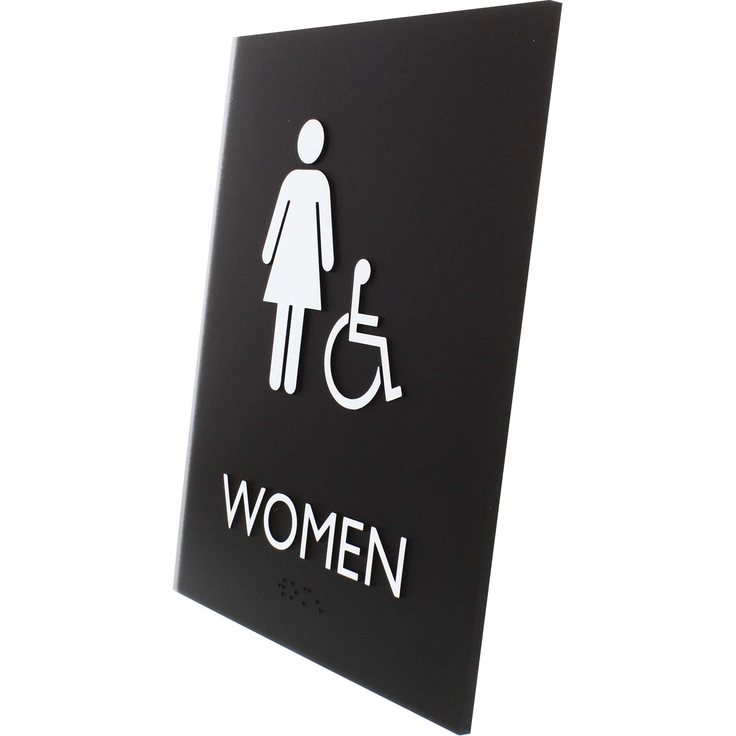 Lorell Women's Handicap Restroom Sign (02666)