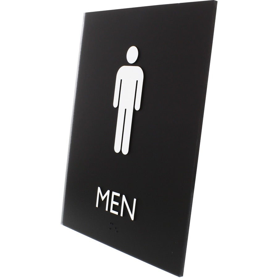 Lorell Men's Restroom Sign (02667)