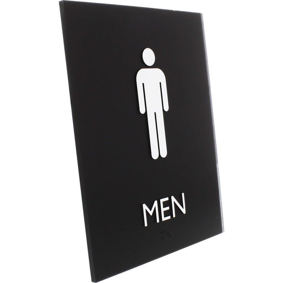 Lorell Men's Restroom Sign (02667)