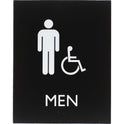 Lorell Men's Handicap Restroom Sign (02668)