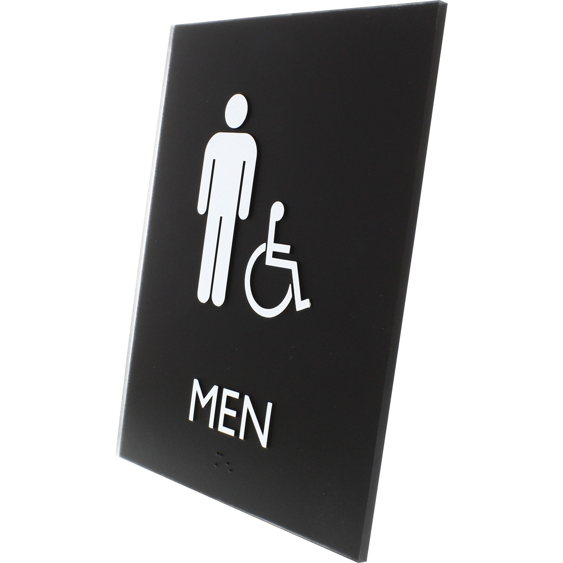 Lorell Men's Handicap Restroom Sign (02668)