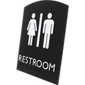 Lorell Arched Unisex Restroom Sign (02672)