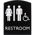 Lorell Arched Unisex Handicap Restroom Sign (02673)