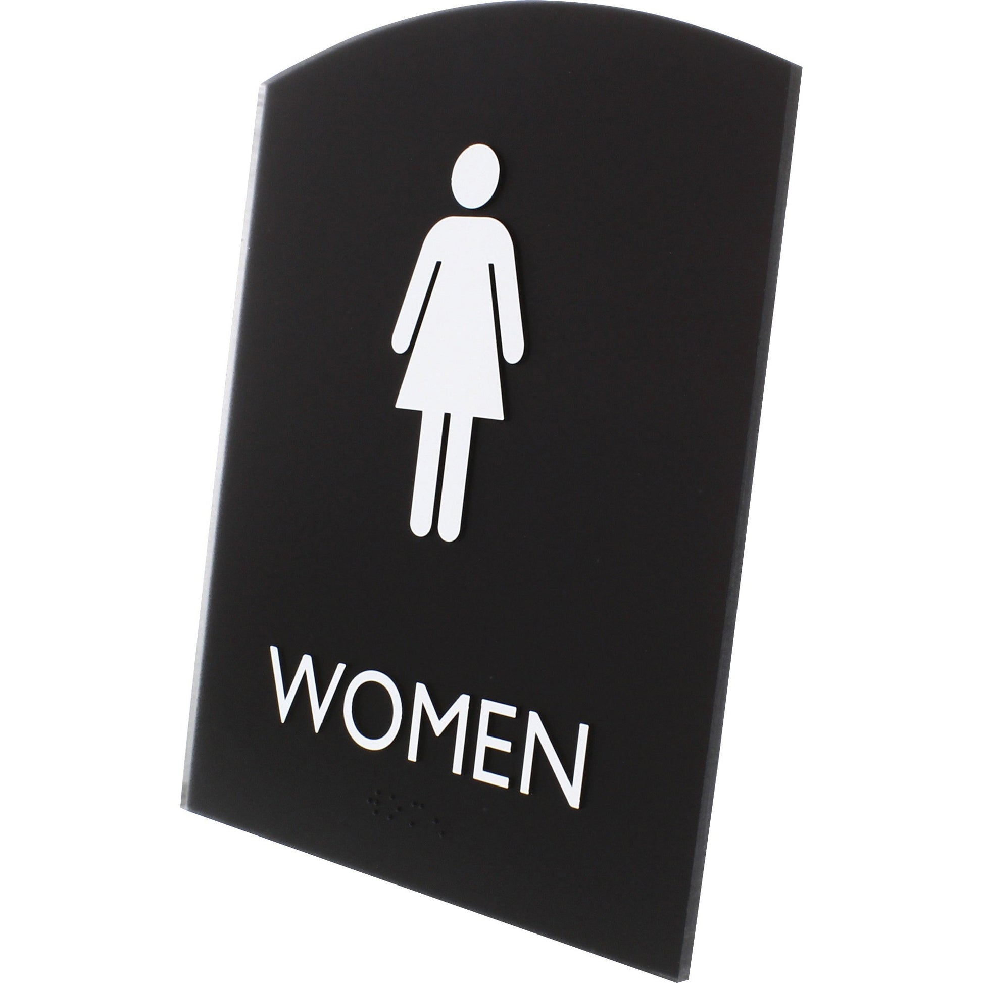 Lorell Arched Women's Restroom Sign (02674)