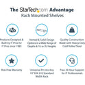 StarTech 1u Server Rack Cabinet Shelf 16in Deep (CABSHELF116)