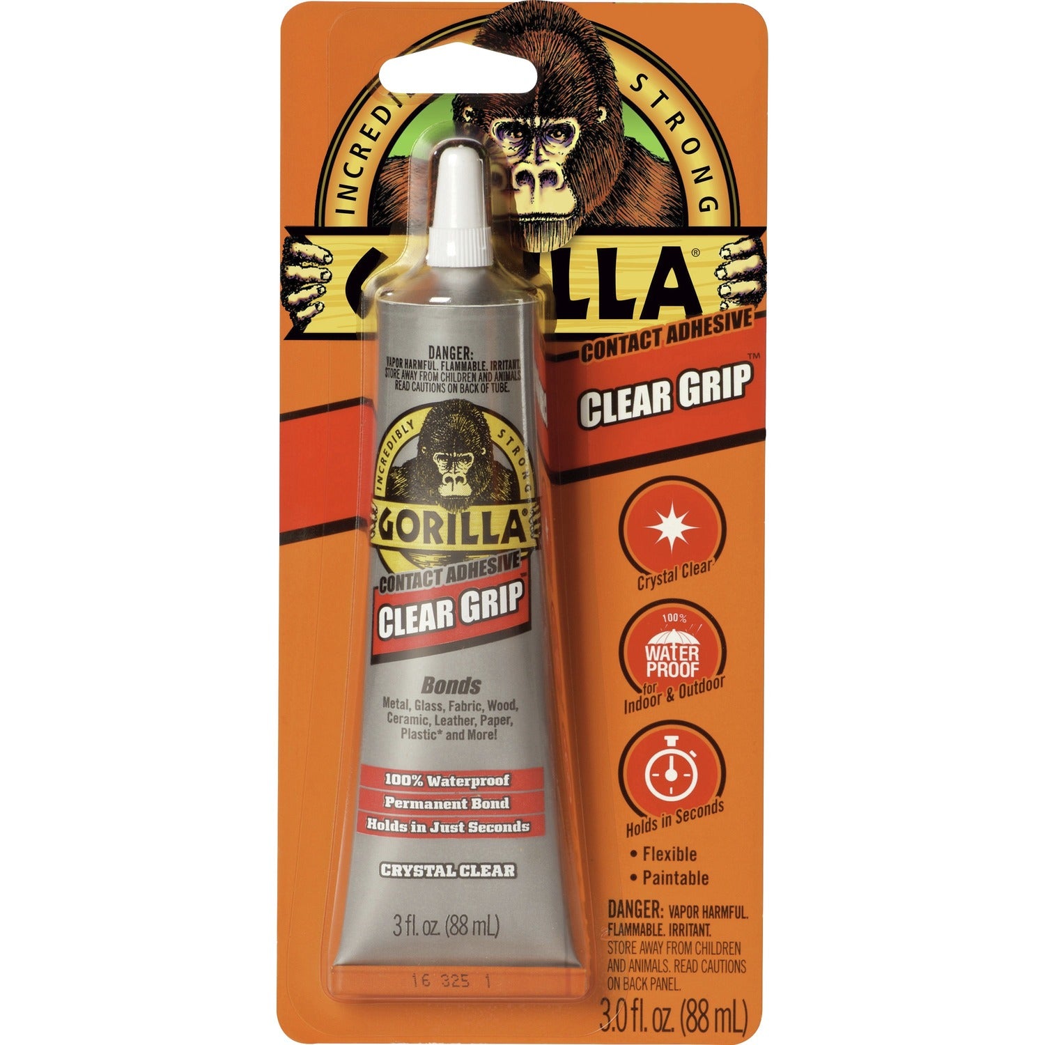 Gorilla Glue Gorilla Clear Grip Contact Adhesive (8040001)