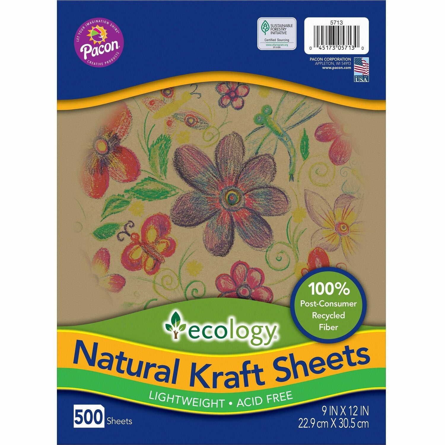 Creativity Street Natural Kraft Sheets (5713)