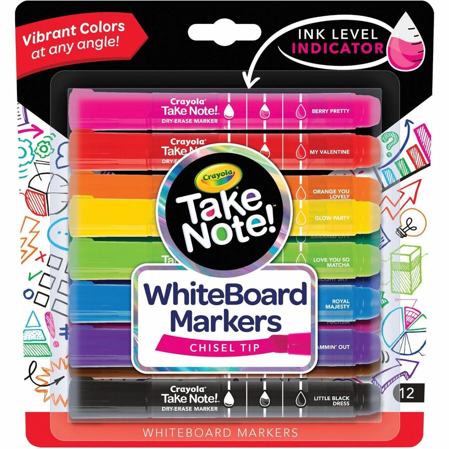 Crayola Take Note! Dry Erase Markers (586545)