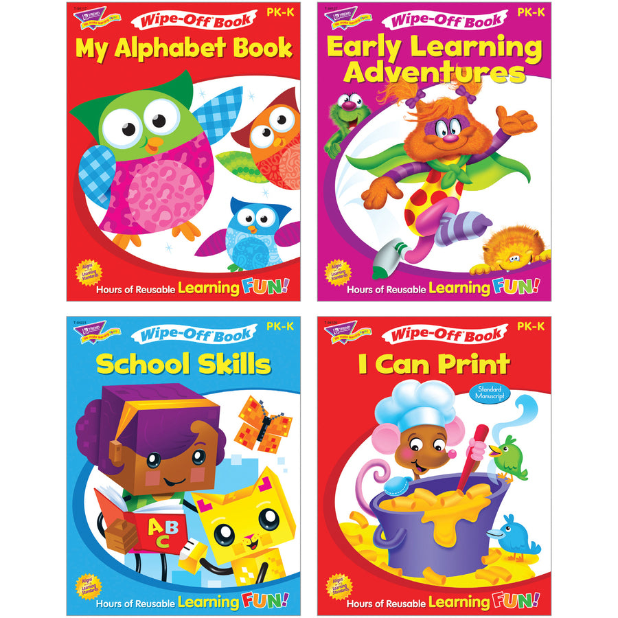 Trend Wipe-off Book Learning Fun Book Set Printed Book (94913)