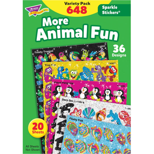 Trend Animal Fun Stickers Variety Pack (63910)