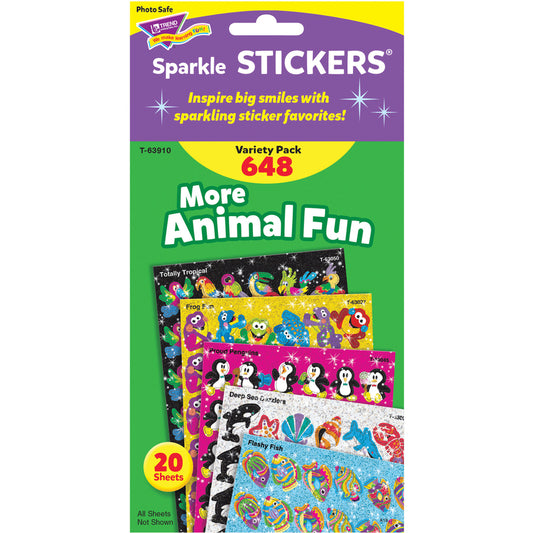 Trend Animal Fun Stickers Variety Pack (63910)