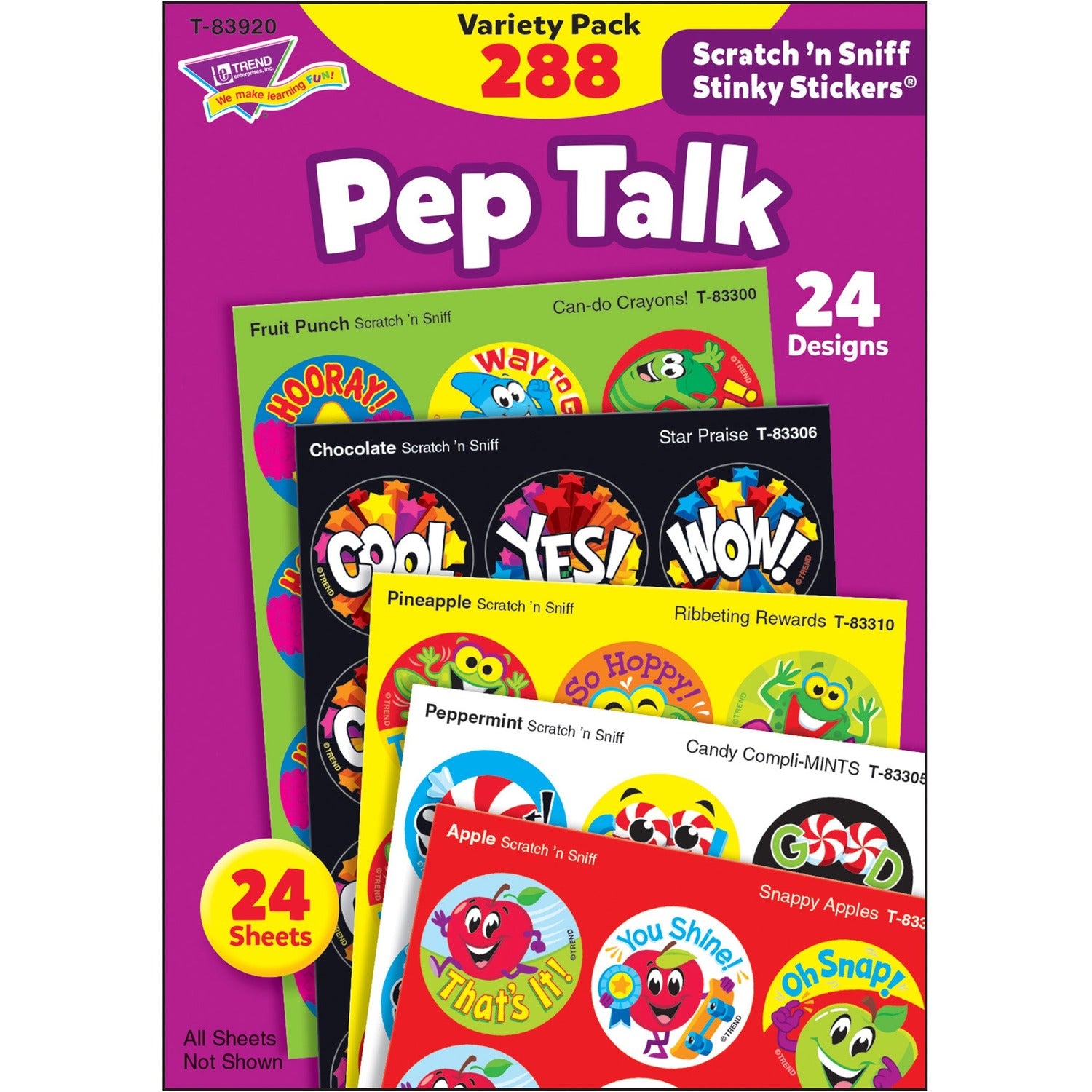 Trend Pep Talk Scratch 'n Sniff Stinky Stickers (83920)