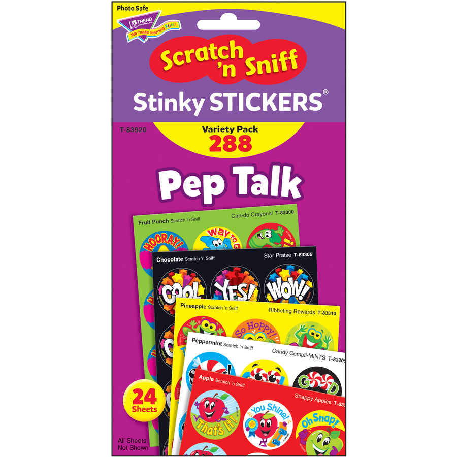 Trend Pep Talk Scratch 'n Sniff Stinky Stickers (83920)