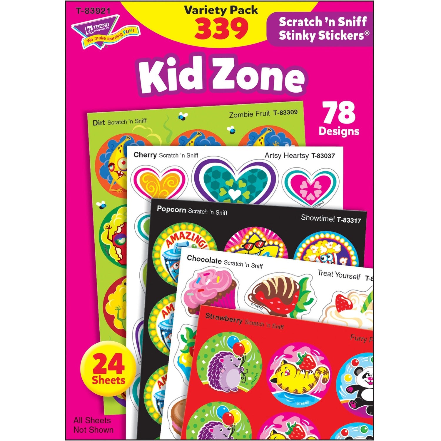 Trend Kid Zone Scratch 'n Sniff Stinky Stickers (83921)