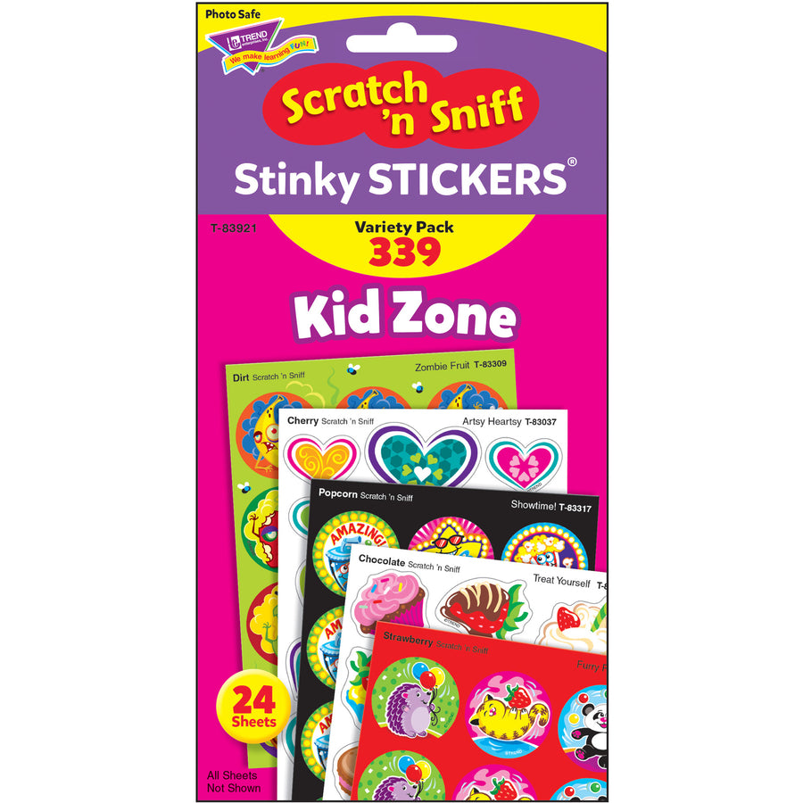 Trend Kid Zone Scratch 'n Sniff Stinky Stickers (83921)