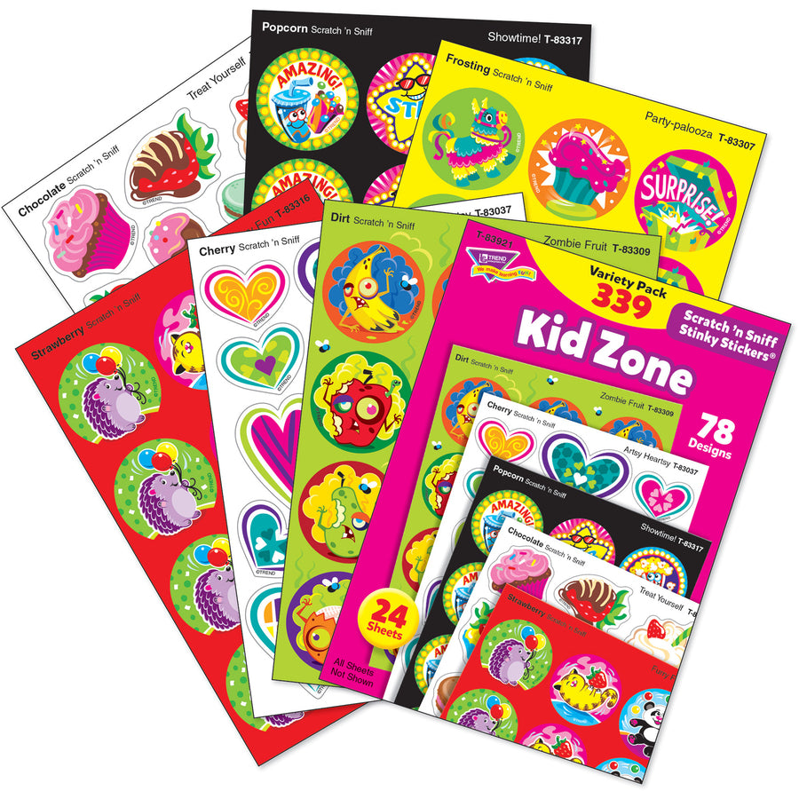 Trend Kid Zone Scratch 'n Sniff Stinky Stickers (83921)