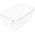 Storex Crystal Clear Cubby Bin (62464U05C)